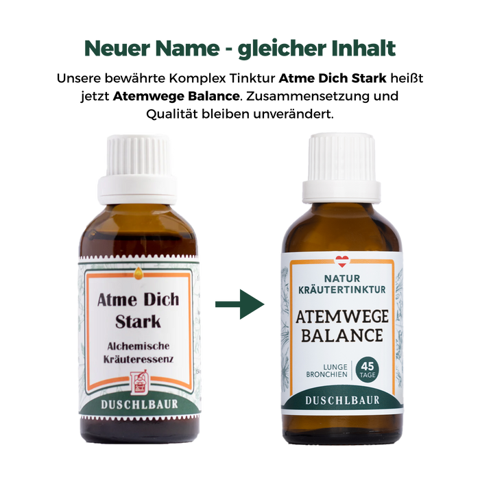 Atemwege Balance Tinktur - für Lunge & Bronchien - 50ml