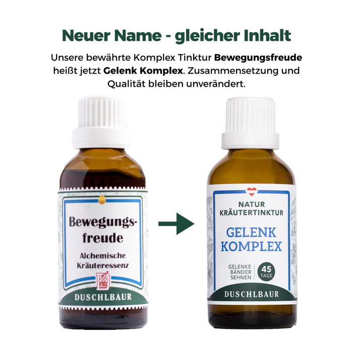 Gelenk Komplex Tinktur - für Gelenke, Bänder und Sehnen - 50ml